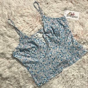 Floral tank top